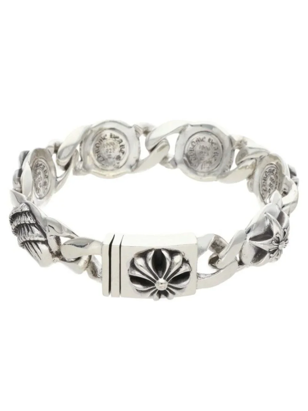 Chrome Hearts Multi Link Silver Bracelet